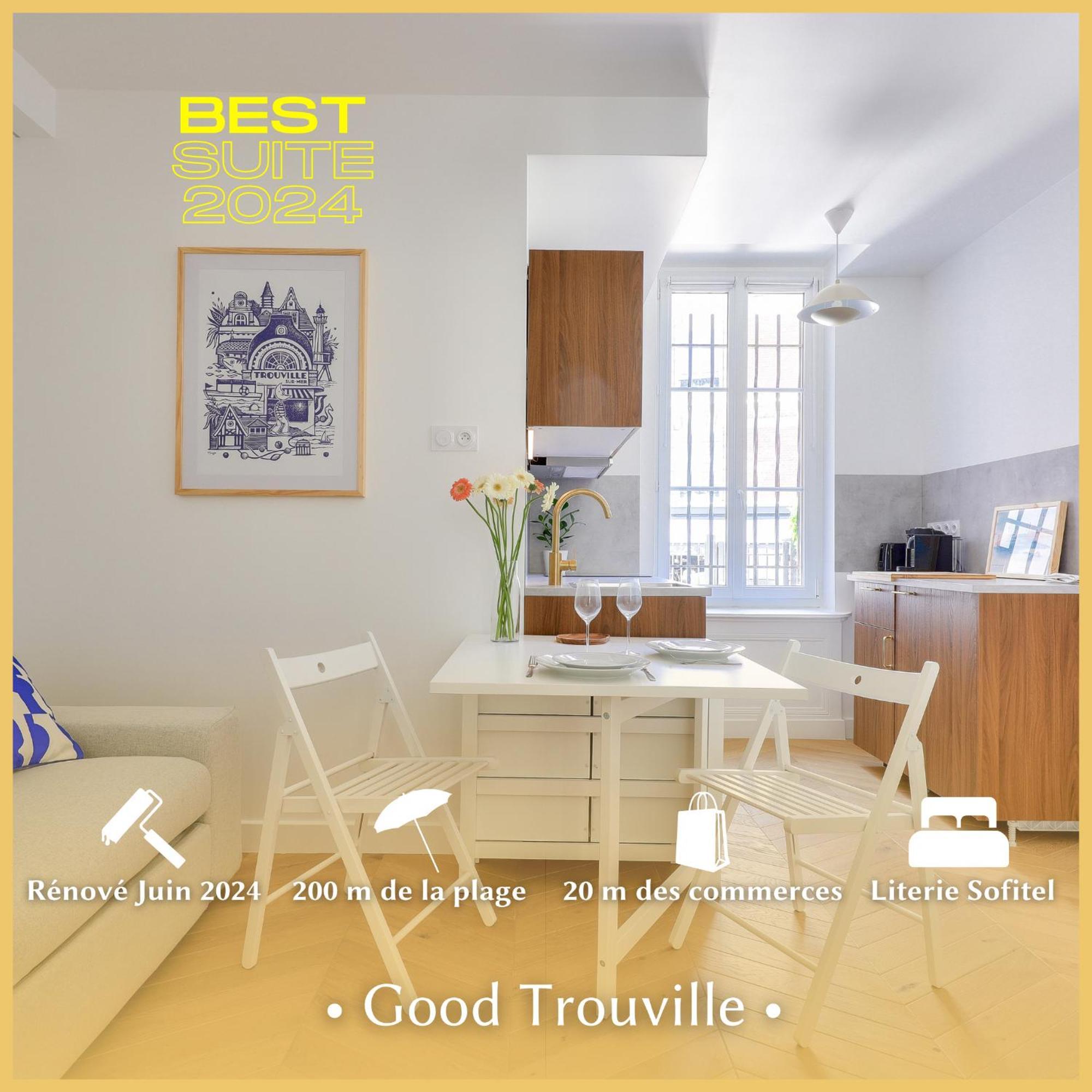 Good Trouville - Suite Design 2P, 30M2 Extérieur photo